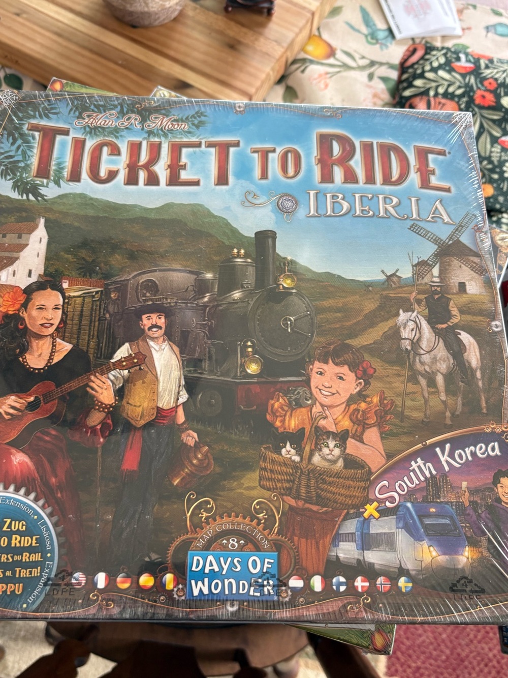 Ticket to Ride Board Game Iberia + South Korea